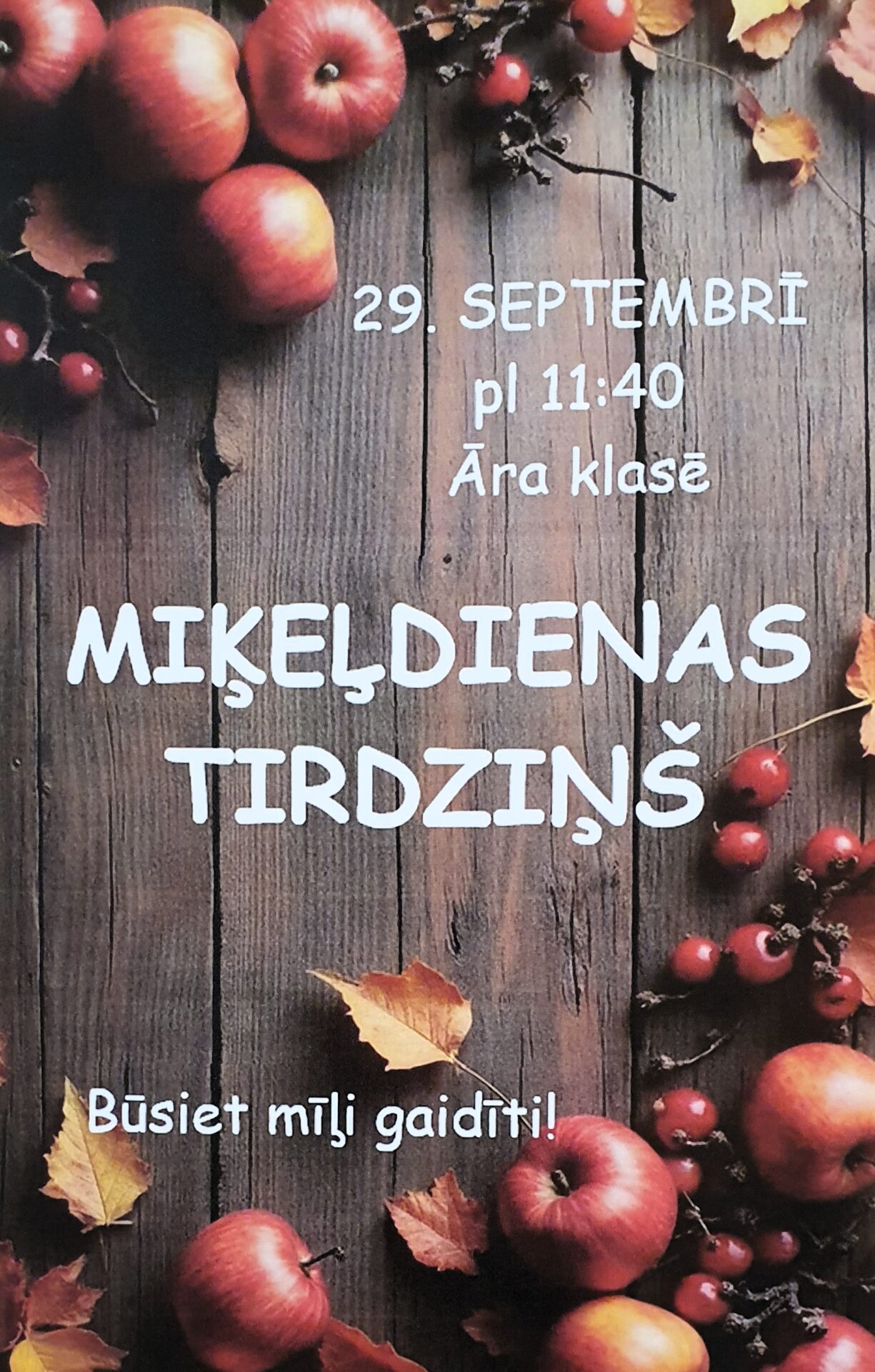 Miķeļdienas tirdziņš 2025 - afiša