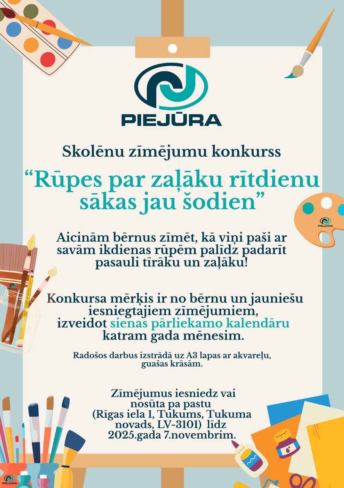 Piejūra - zīmējumu konkurss