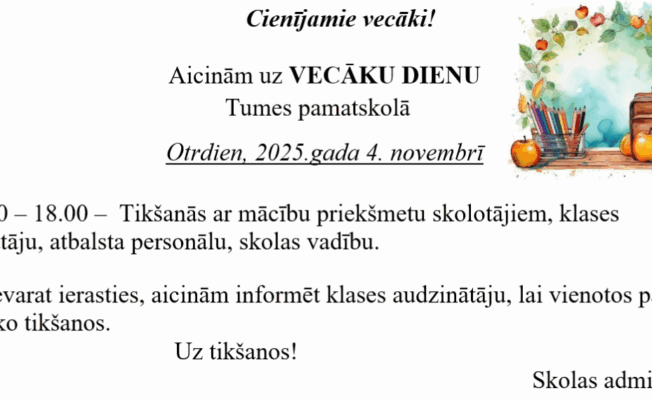 Vacāku diena 2025.g. 4.nov.