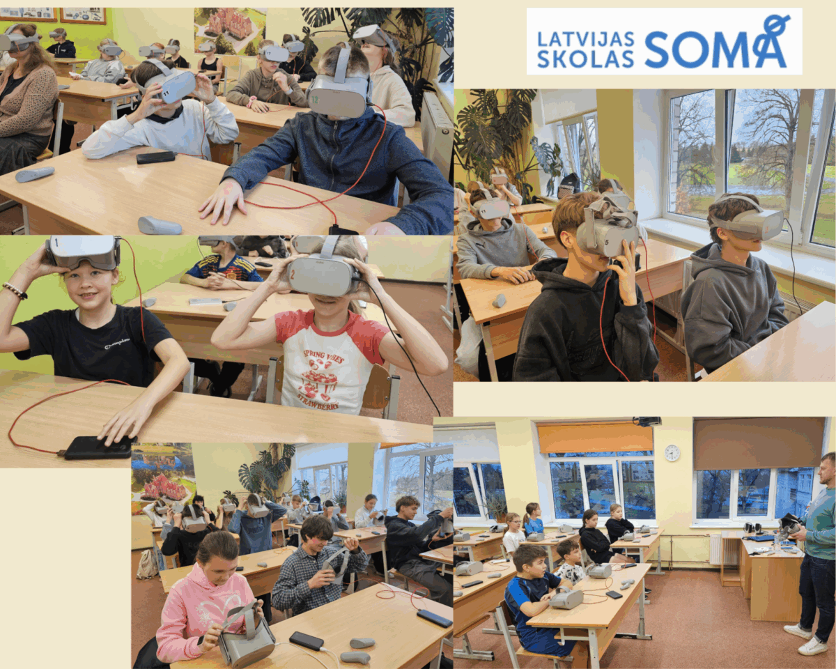 Virtuālās realitātes nodarbība