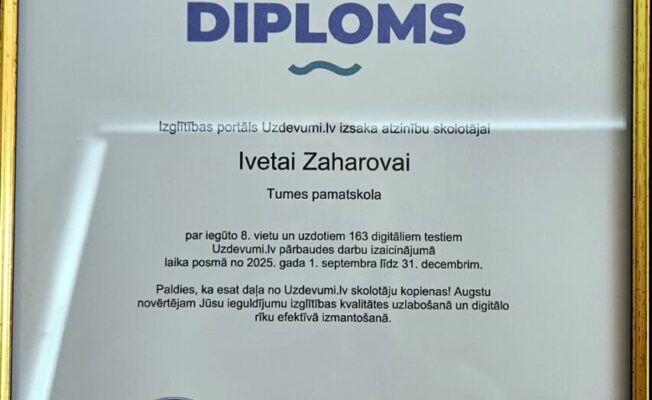 uzdevumi.lv diploms